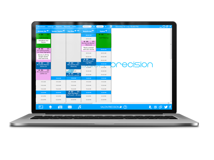 salon precision bespoke development